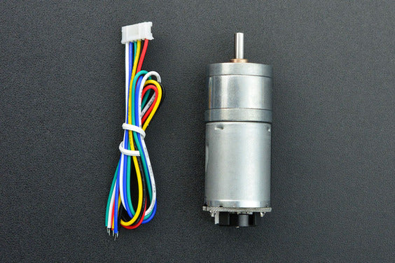 12V DC Motor 350RPM w/Encoder (12kg*cm)