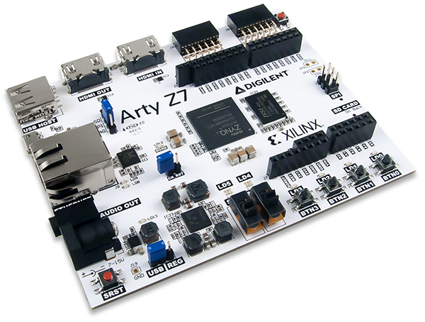 Arty Z7-20 With Zynq SDSoC Voucher: APSoC Zynq-7000 Development Board for Makers and Hobbyists