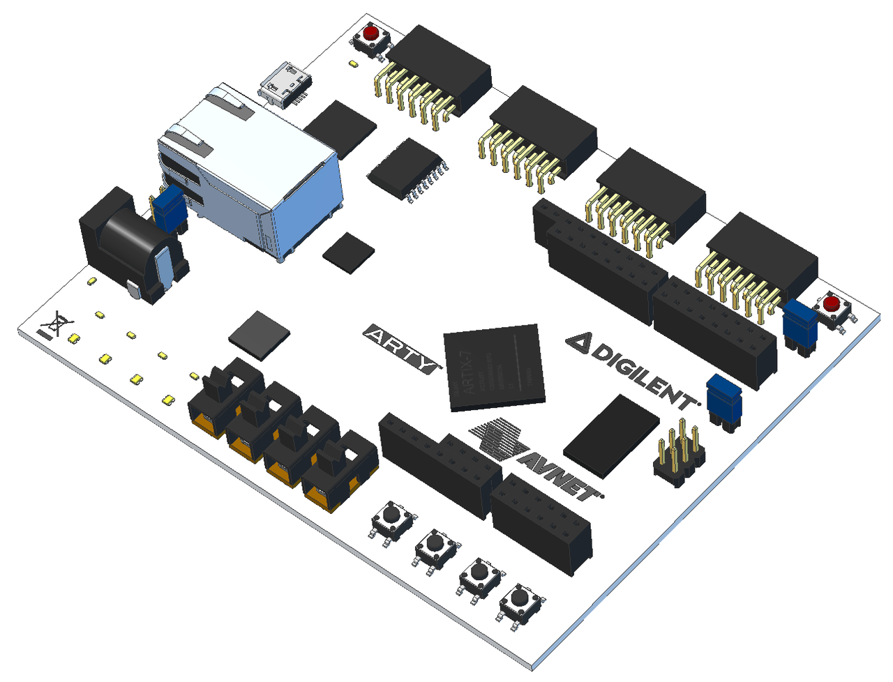 Arty A7-35T: Artix-7 FPGA Development Board for Makers and Hobbyists