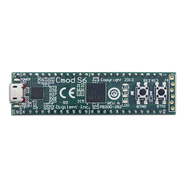 Cmod S6: Breadboardable Spartan-6 FPGA Module
