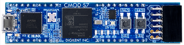 Cmod S7: Breadboardable Spartan-7 FPGA Module