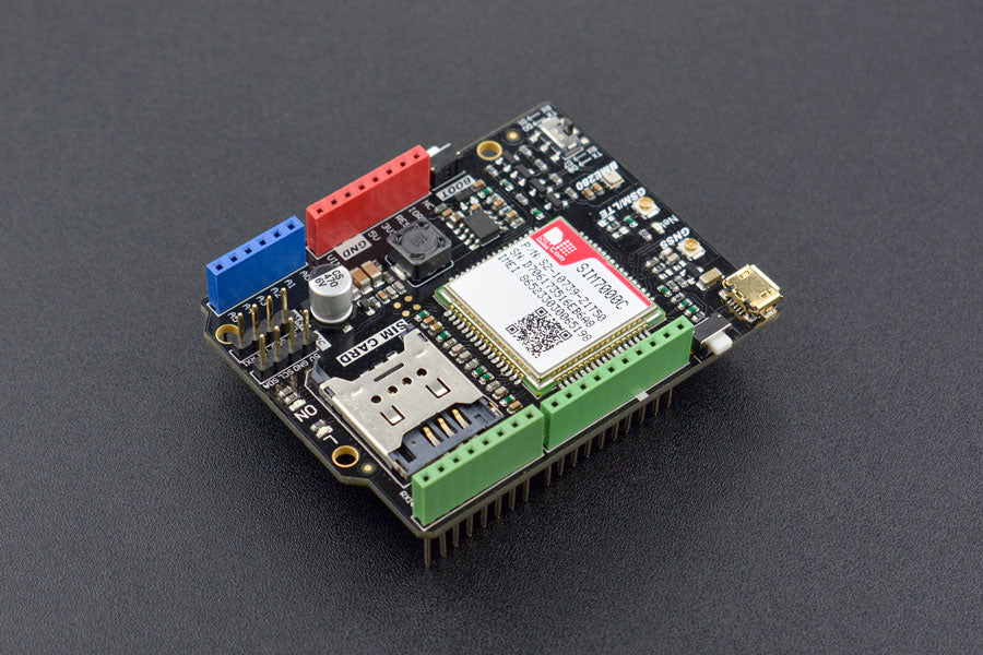 SIM7000C Arduino NB-IoT/LTE/GPRS/GPS Expansion Shield