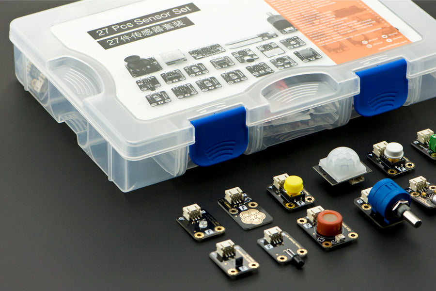 Gravity: 27 Pcs Sensor Kit for Arduino