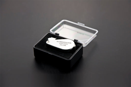 Mini Illuminated Loupe 30X / Magnifier with LED Lights