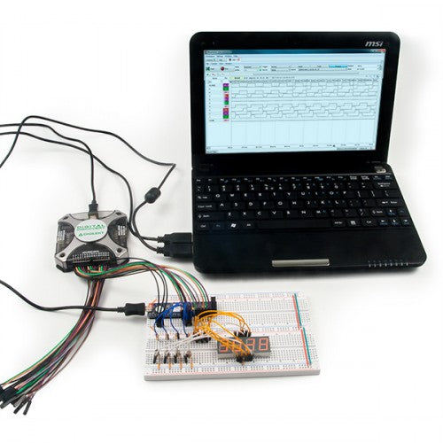 Digital Discovery: Portable Logic Analyzer and Digital Pattern Generator with High Speed Adapter wit