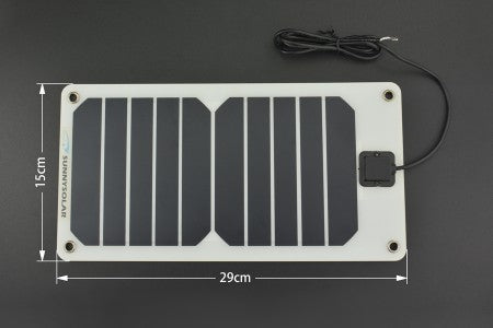 Semi Flexible Monocrystalline Solar Panel (6V 1A)