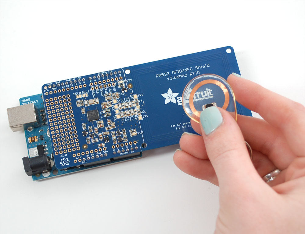 Adafruit PN532 NFC/RFID Controller Shield for Arduino + Extras