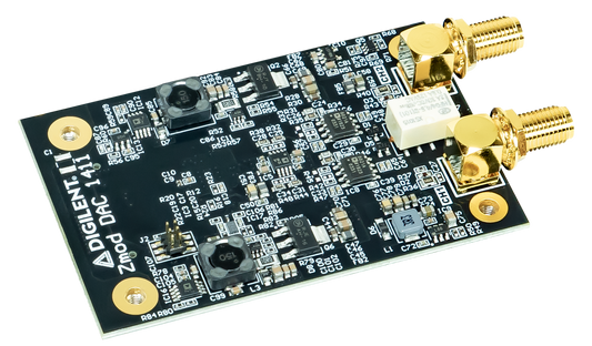 Zmod DAC 1411: SYZYGY-compatible Dual-channel 14-bit Digital-to-Analog Converter Module