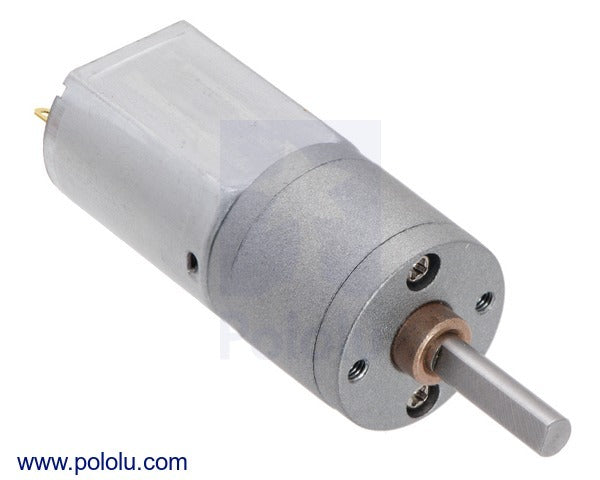 125:1 Metal Gearmotor 20Dx44L mm 6V CB with Extended Motor Shaft