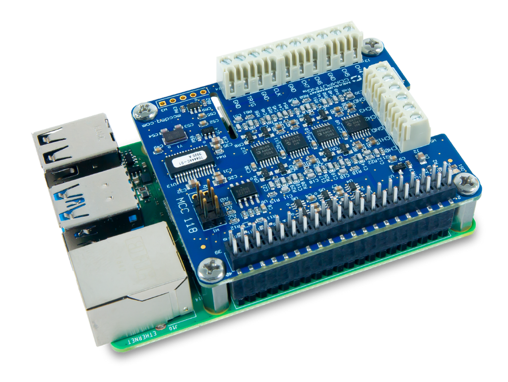 MCC 134: Thermocouple Measurement DAQ HAT for Raspberry Pi®