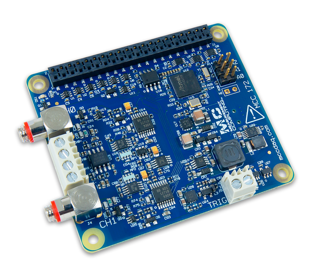 MCC 134: Thermocouple Measurement DAQ HAT for Raspberry Pi®