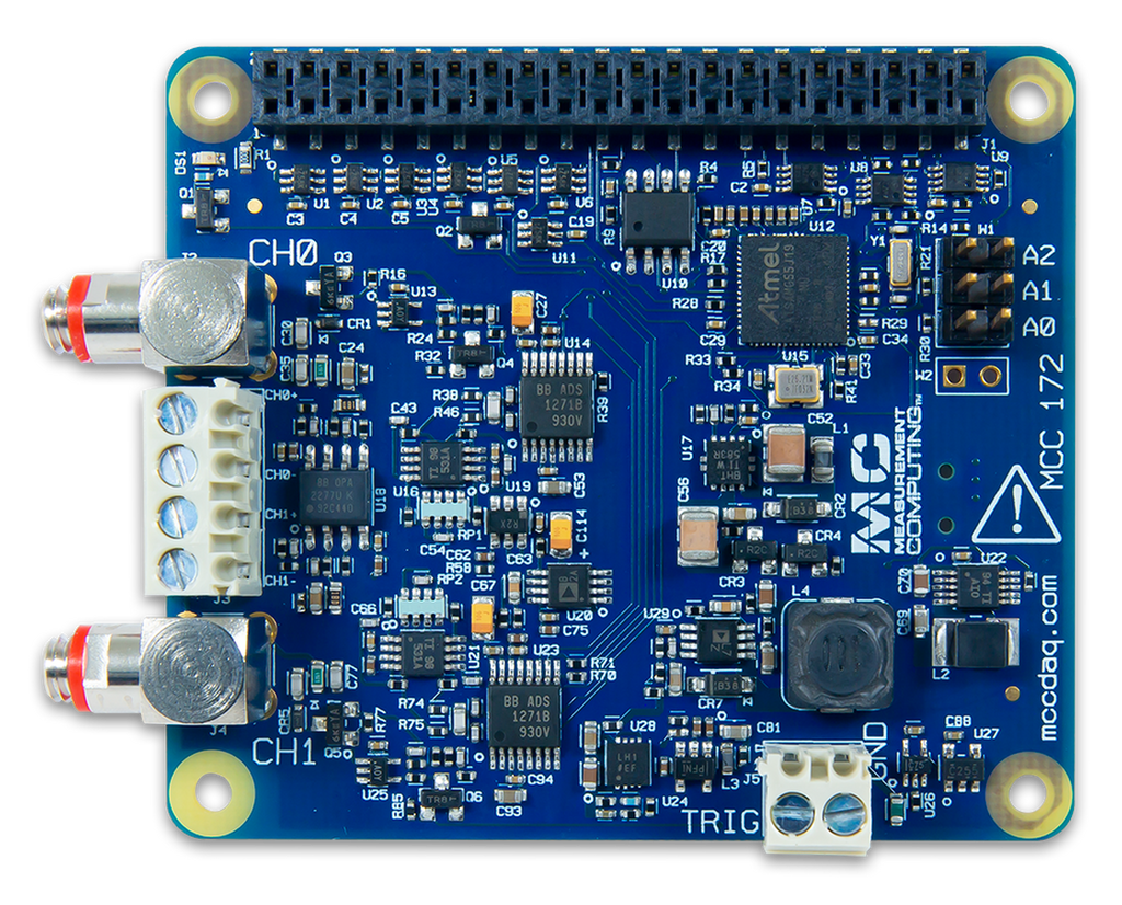 MCC 134: Thermocouple Measurement DAQ HAT for Raspberry Pi®