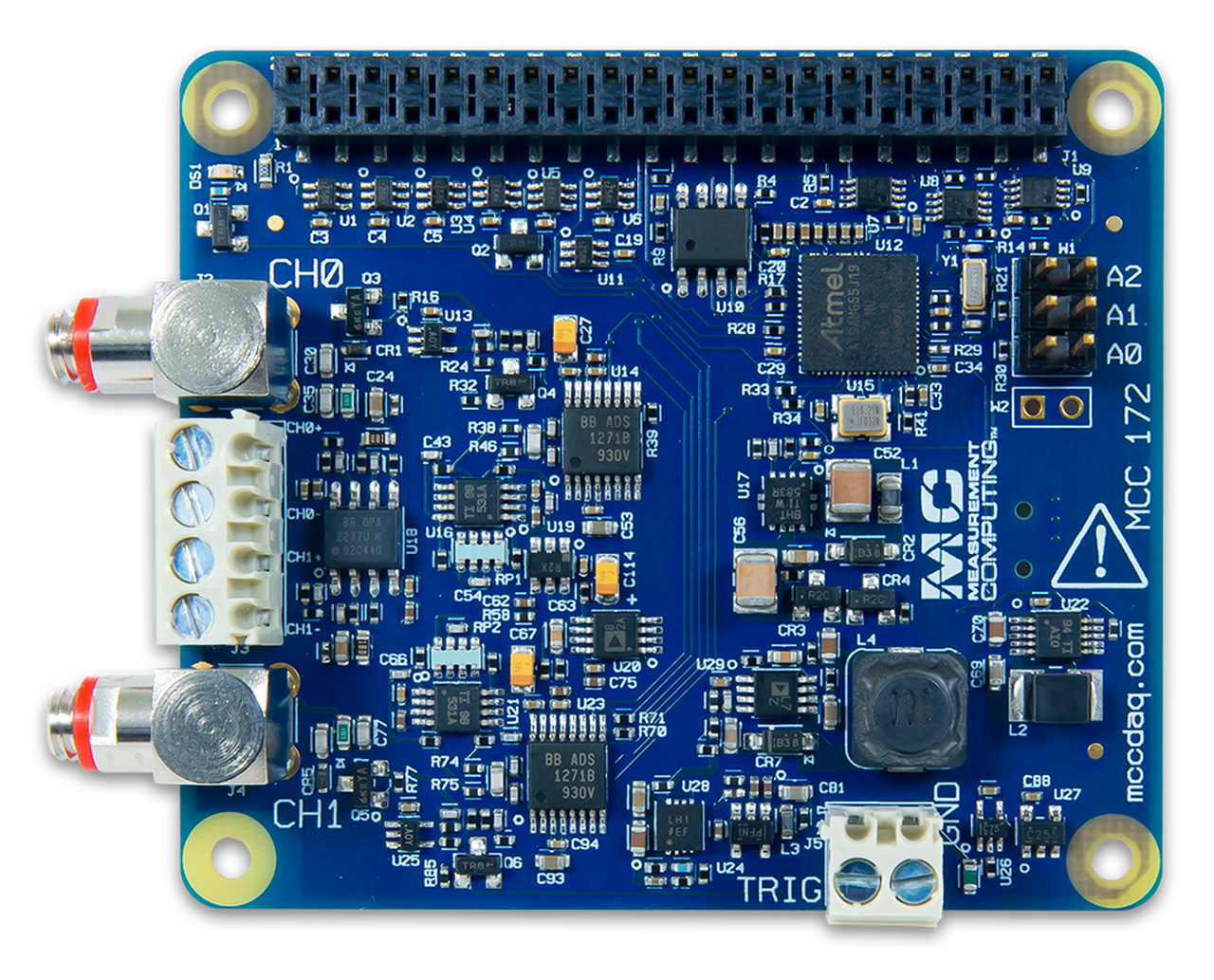 MCC 134: Thermocouple Measurement DAQ HAT for Raspberry Pi®