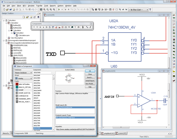 NI Multisim Student Edition Circuit Design and Simulation Software 14.0