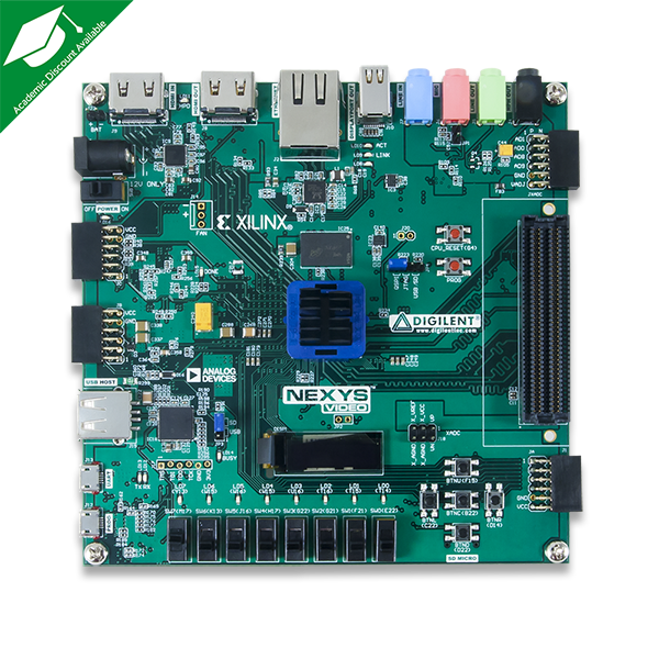 Nexys Video Artix-7 FPGA: Trainer Board for Multimedia Applications