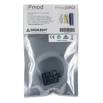 Pmod DPG1: Differential Pressure Gauge Sensor
