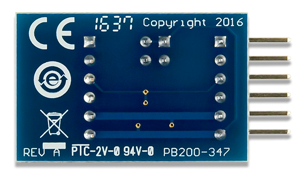 Pmod HYGRO: Digital Humidity and Temperature Sensor
