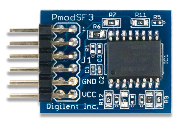 Pmod SF3: 32 MB Serial NOR Flash