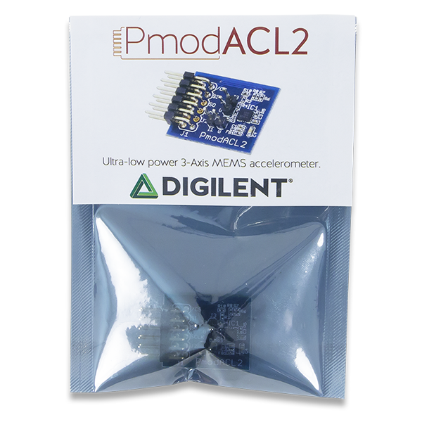 Pmod ACL2: 3-axis MEMS Accelerometer