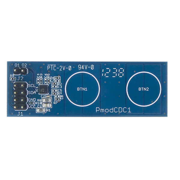 Pmod CDC1: Capacitative Input Buttons