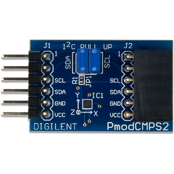 Pmod CMPS2: 3-Axis Compass