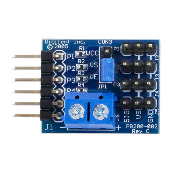 Pmod CON3: R/C Servo Connectors