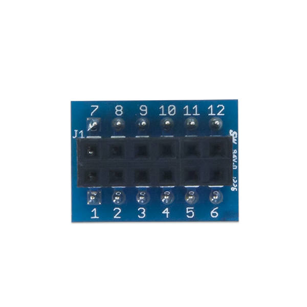 Pmod DIP: DIP to 12-pin Pmod Adapter