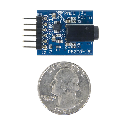 Pmod I2S: Stereo Audio Output