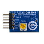 Pmod MIC3: MEMS Microphone with Adjustable Gain