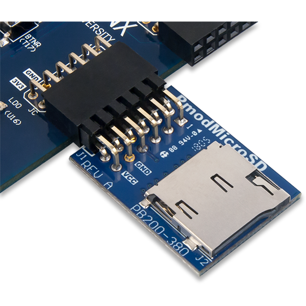 Pmod MicroSD: microSD Card Slot