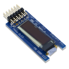 Pmod OLED: 128 x 32 Pixel Monochromatic OLED Display