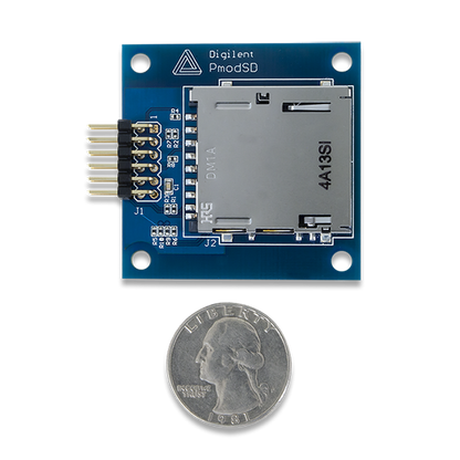 Pmod SD: Full-sized SD Card Slot