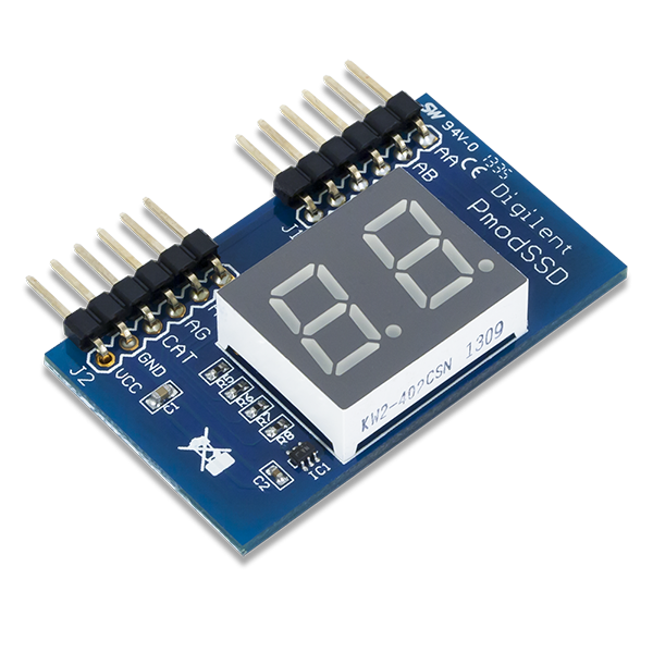 Pmod SSD: Seven-segment Display