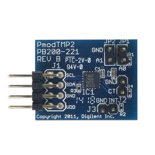 Pmod TMP2: Temperature Sensor
