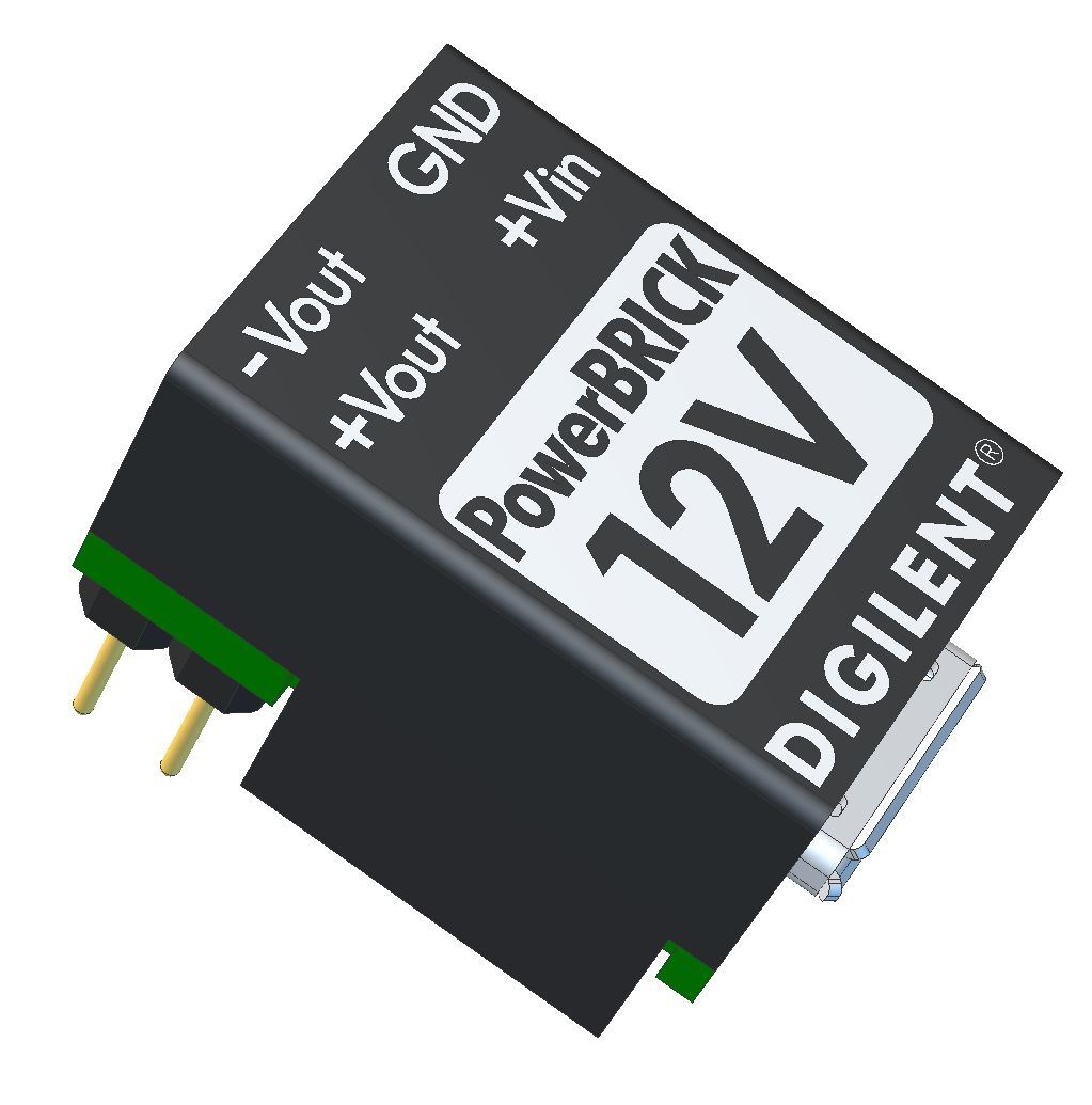 12V PowerBRICK: Breadboardable Dual Output USB Power Supplies