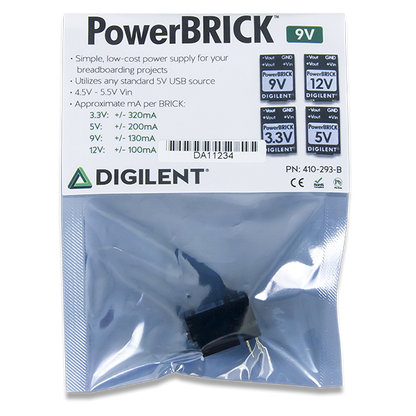 3.3V PowerBRICK: Breadboardable Dual Output USB Power Supplies