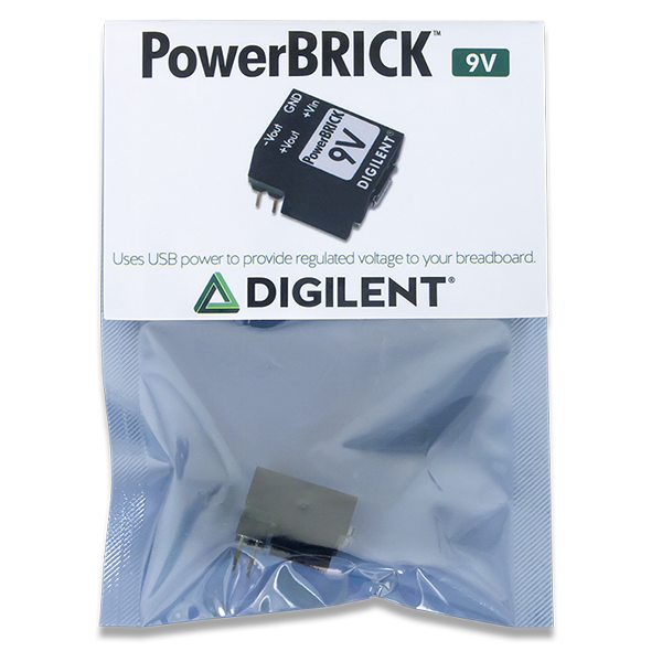 9V PowerBRICK: Breadboardable Dual Output USB Power Supplies