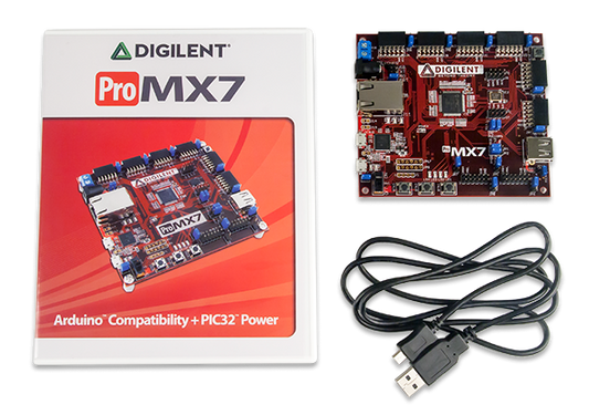 Digilent Pro MX7: PIC32-based Embedded Systems Trainer Board