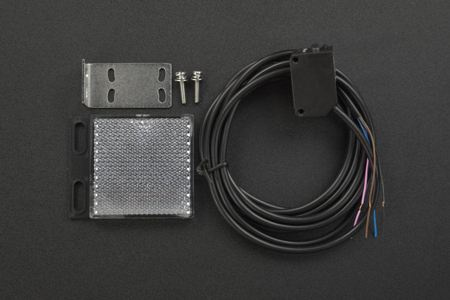 Waterproof Mirror Reflection Photoelectric Sensor Switch (10~100cm)