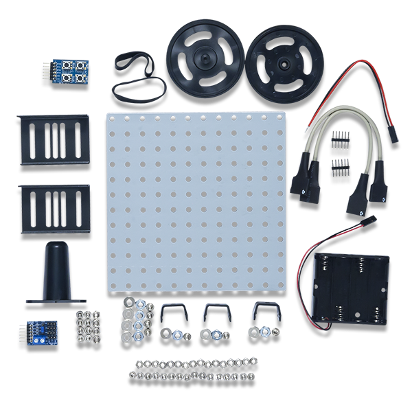 SRK Basic: Servo Robot Parts Kit (Does Not Include Microcontroller)