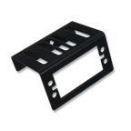 Servo Mounting Bracket (Pair): Black Brushed Metal