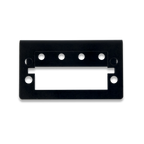 Servo Mounting Bracket (Pair): Black Brushed Metal