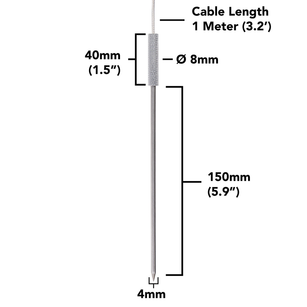 Timco Instruments Spitfire Probes Spike Tip Temperature Probe – MGSL