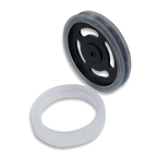 Sticky Rubber Tires (Pair): Kraton Polymer Wheel Covers to Add Traction to the Digilent Wheel Kit