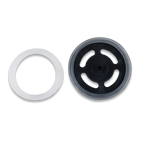 Sticky Rubber Tires (Pair): Kraton Polymer Wheel Covers to Add Traction to the Digilent Wheel Kit
