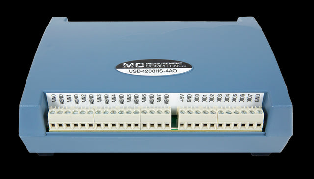 MCC USB-1208HS-4AO: High-Speed USB DAQ Device