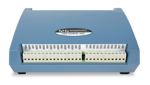 MCC USB-1208HS-4AO: High-Speed USB DAQ Device
