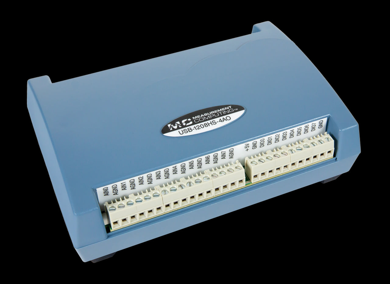 MCC USB-1208HS-4AO: High-Speed USB DAQ Device