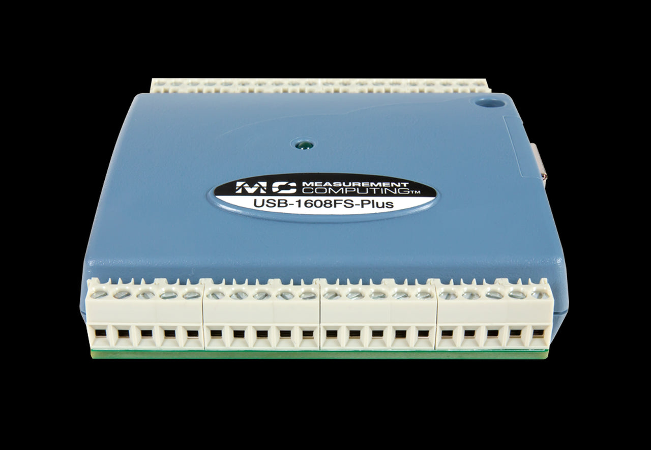 MCC USB-1608FS-Plus: Simultaneous USB DAQ Device