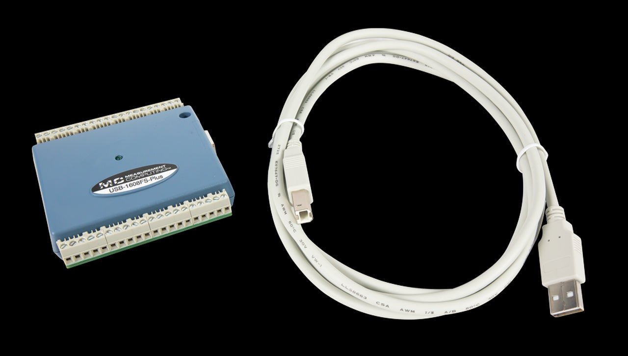 MCC USB-1608FS-Plus: Simultaneous USB DAQ Device